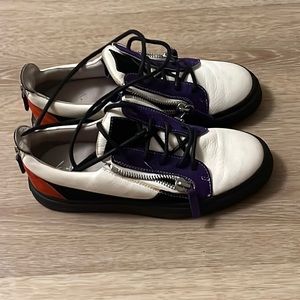 Purple, white, black & orange Giuseppe Zanotti women size 37.